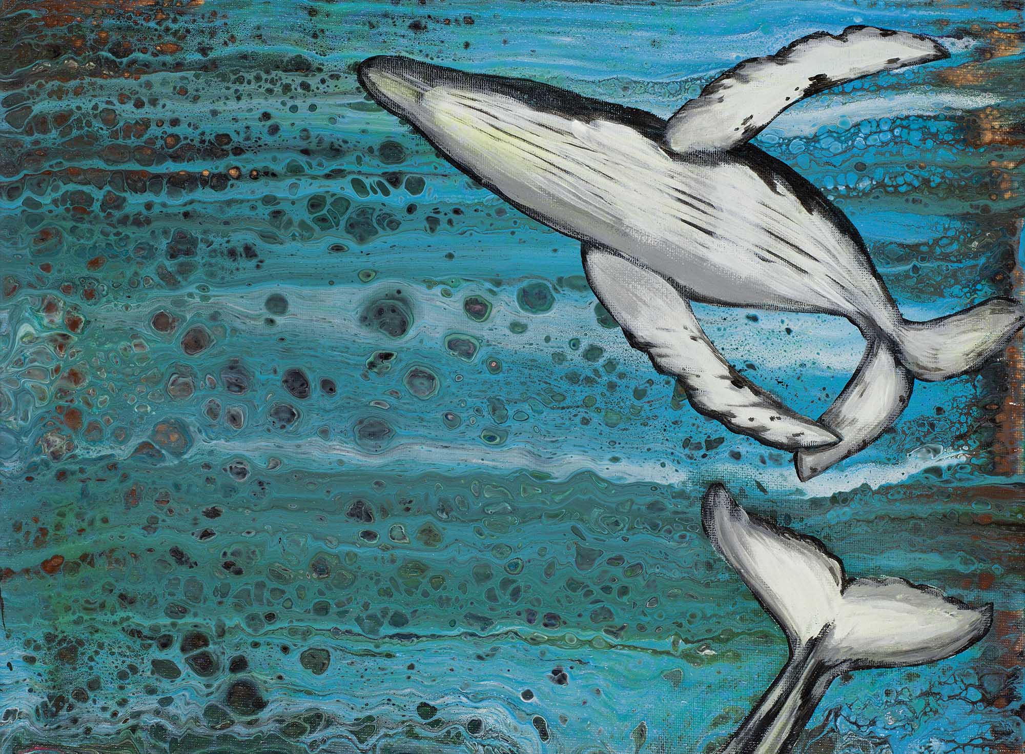 11. Humpback Whale Bubbles Original