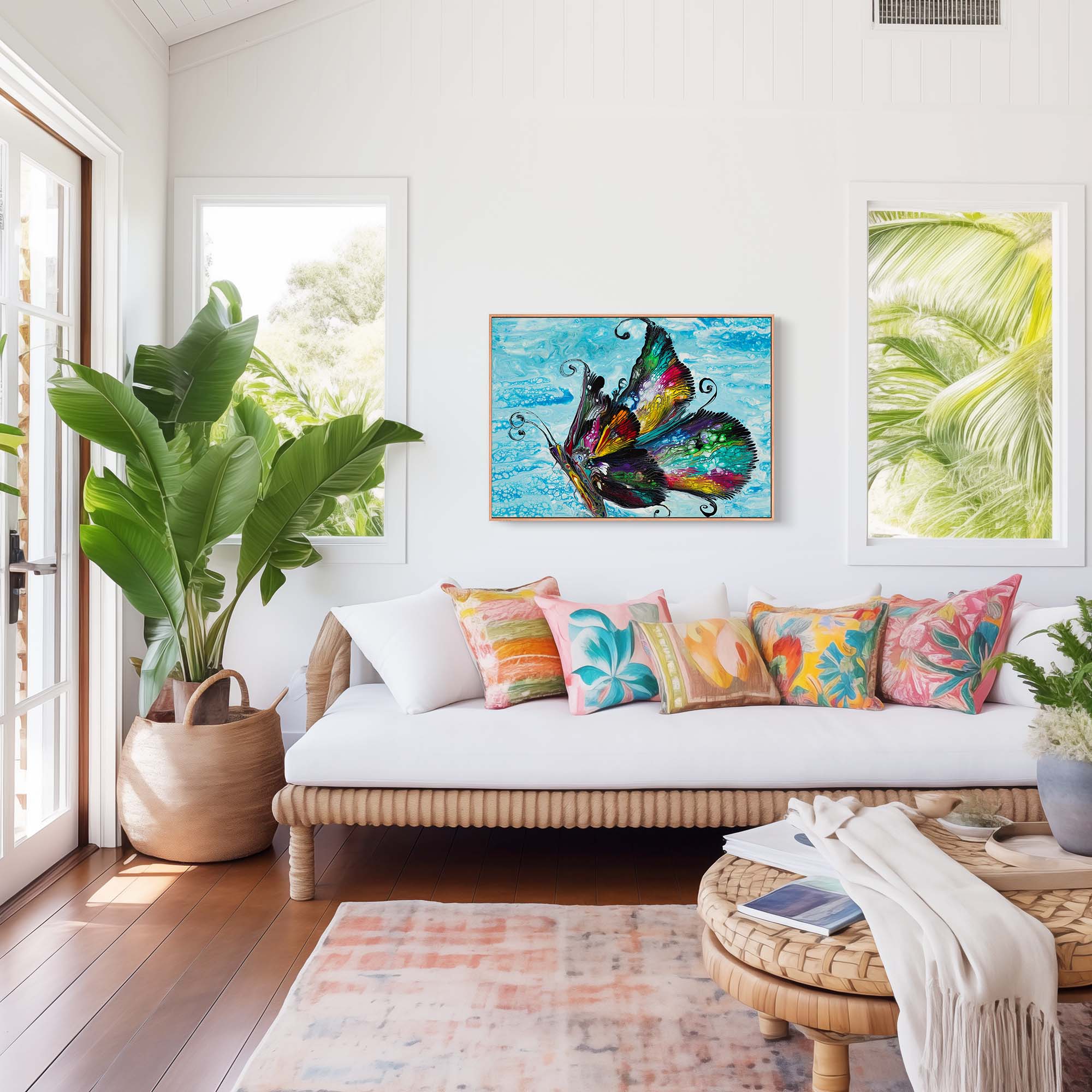 14. Rainbow Butterfly Original