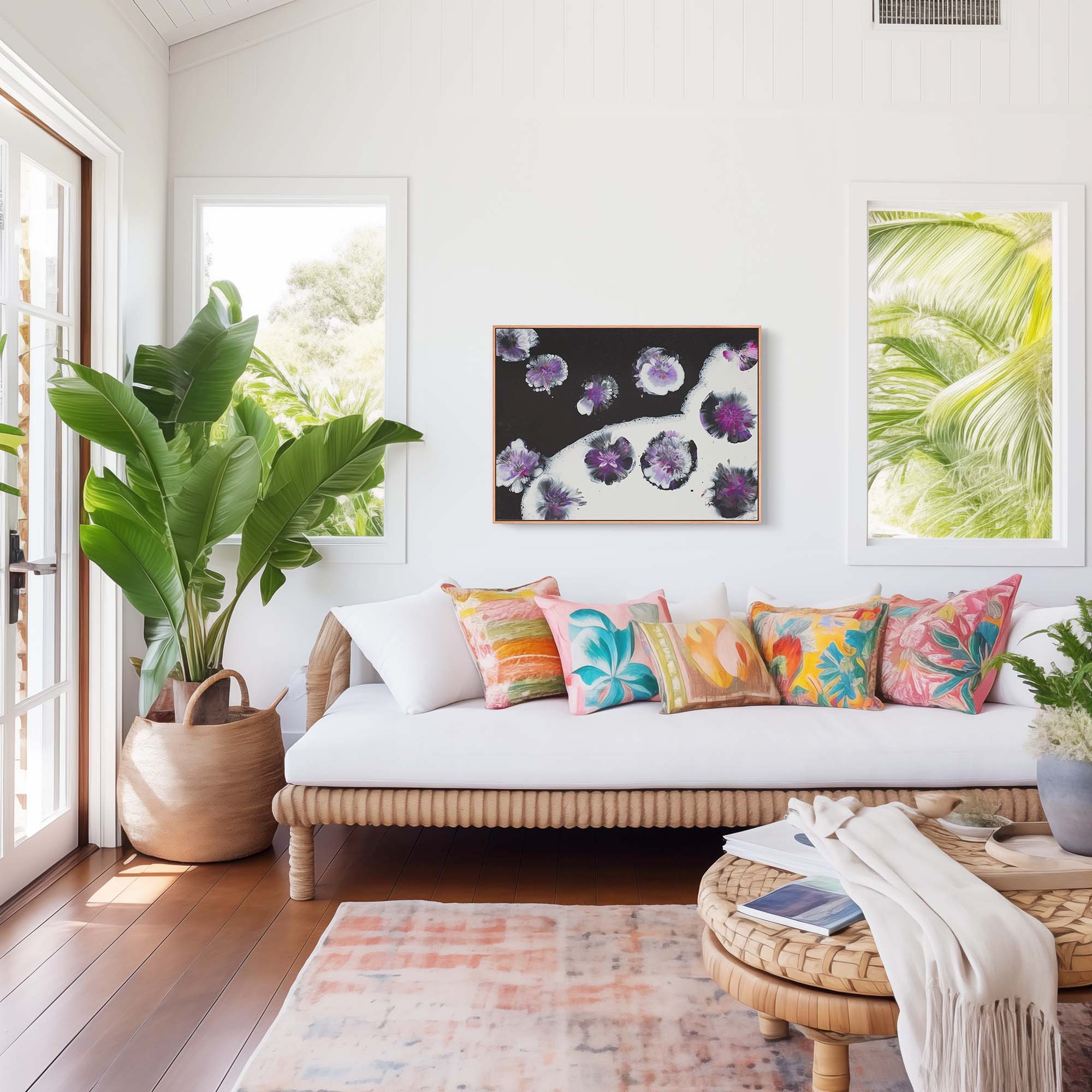 20. Purple Pansy Original