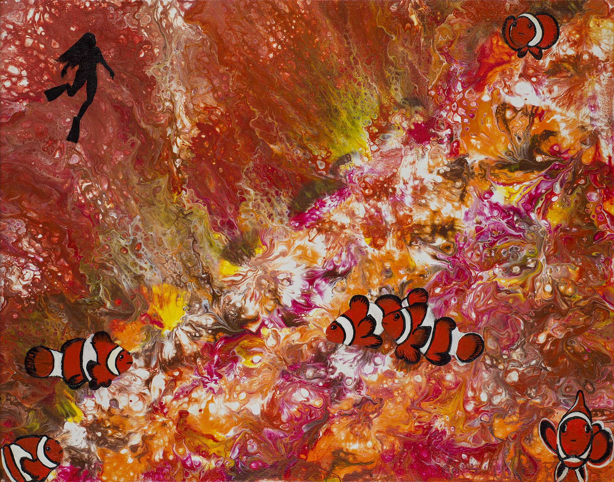 28. Clownfish in the Sea Anemone Original