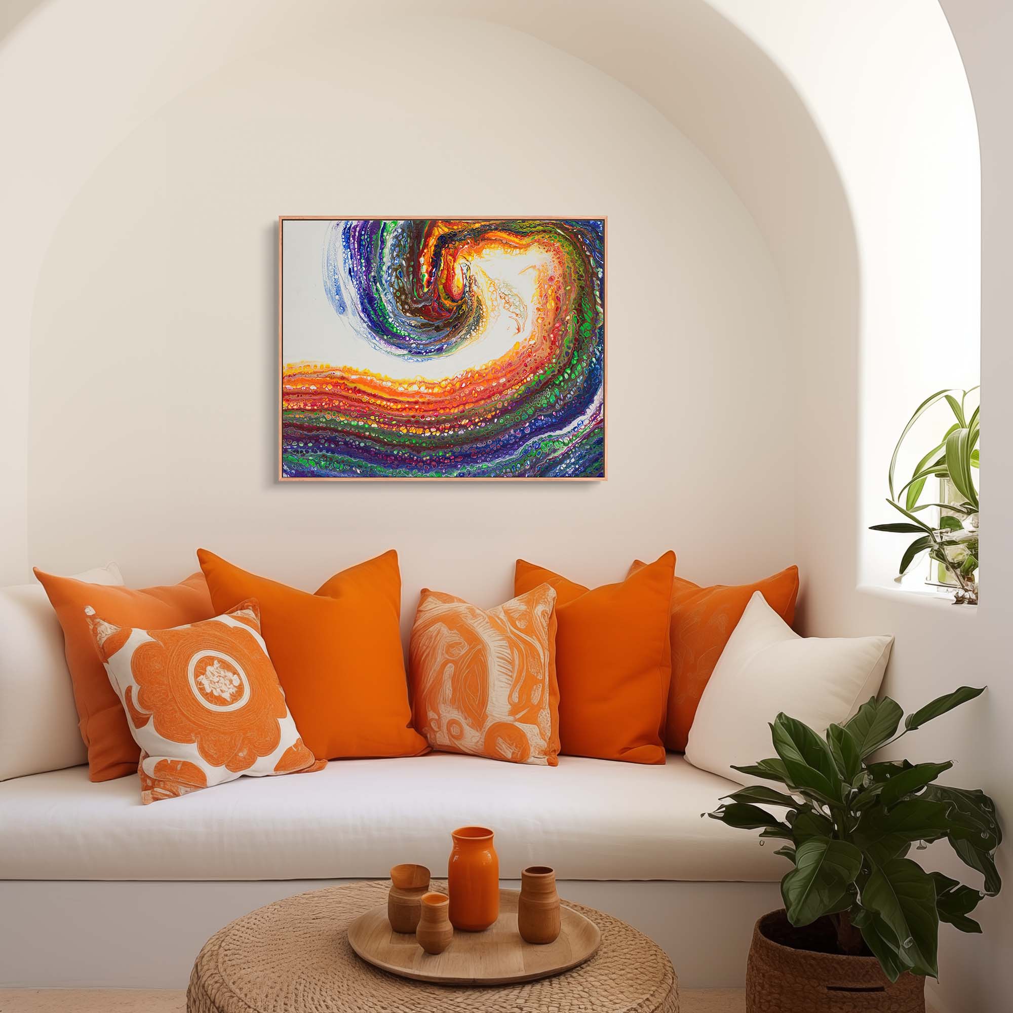 35. Rainbow Breaking Wave Original