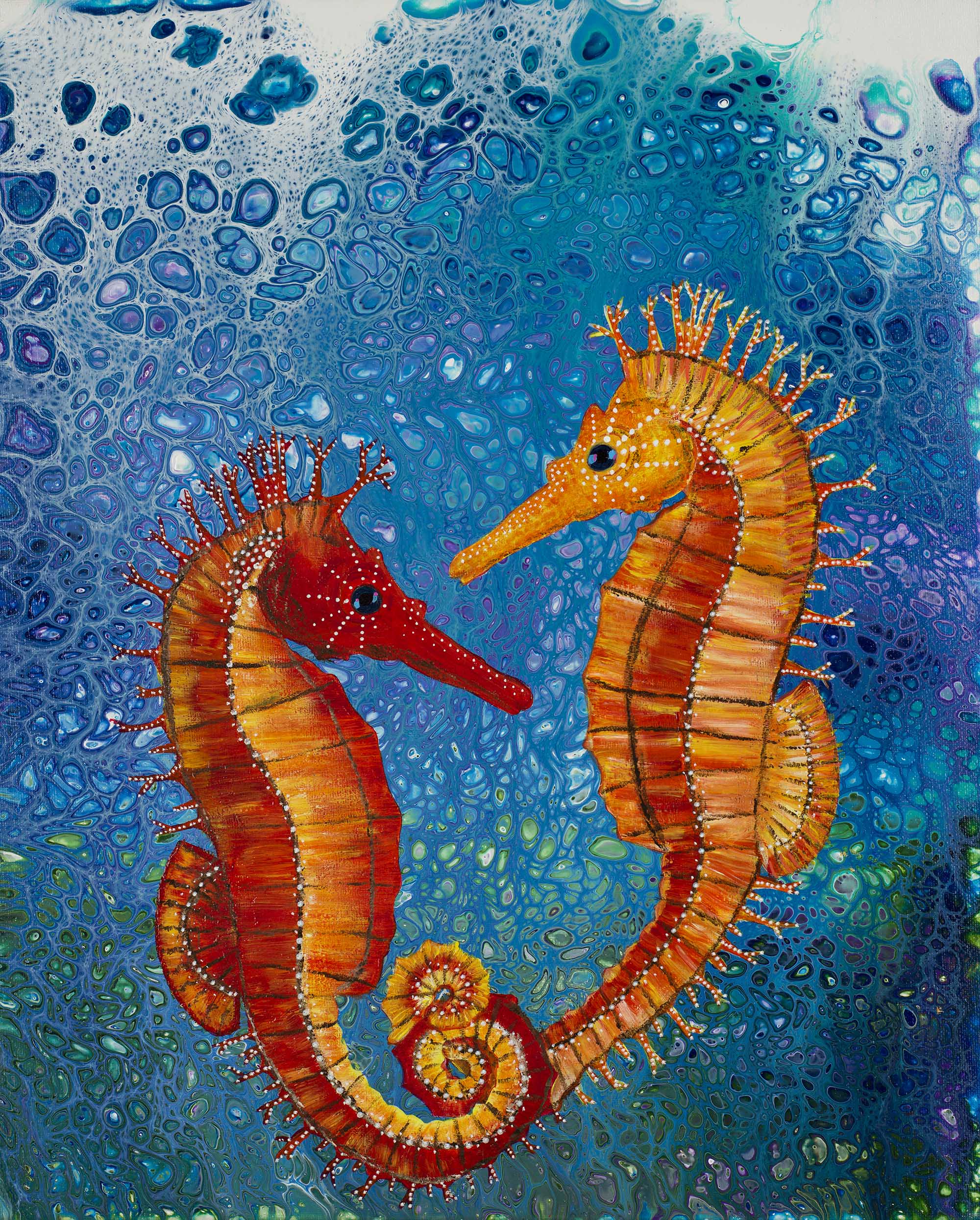 37. Seahorse Deep Love Original