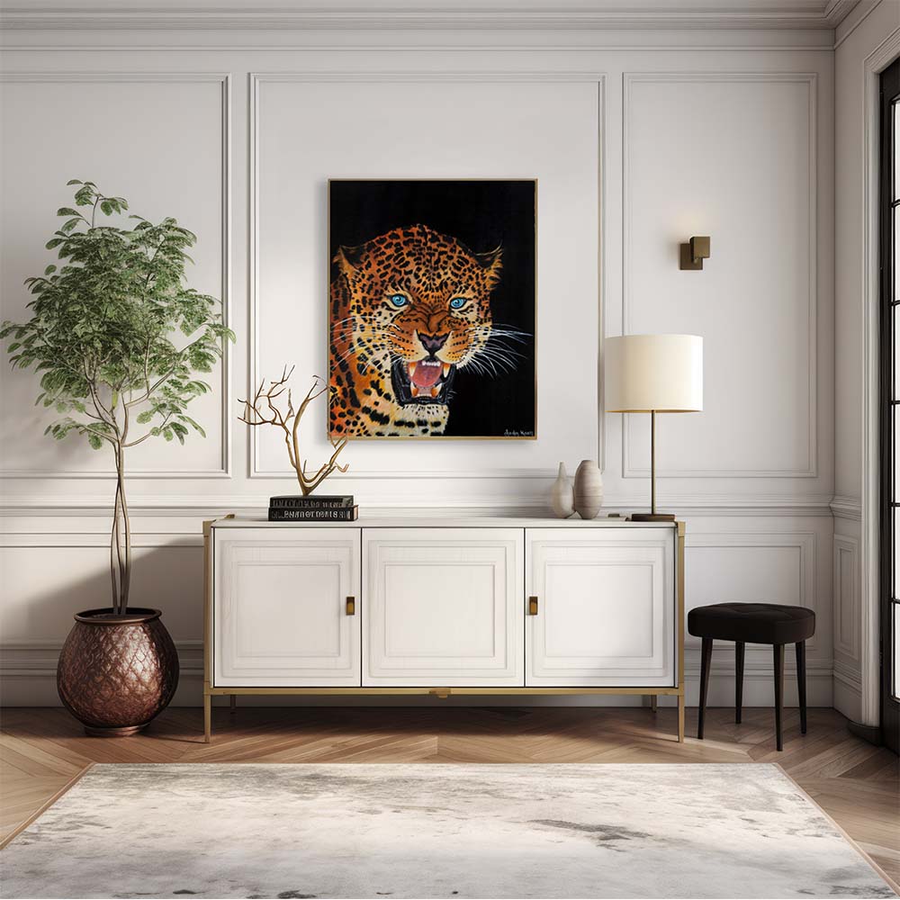 75. Leopard Totem Original