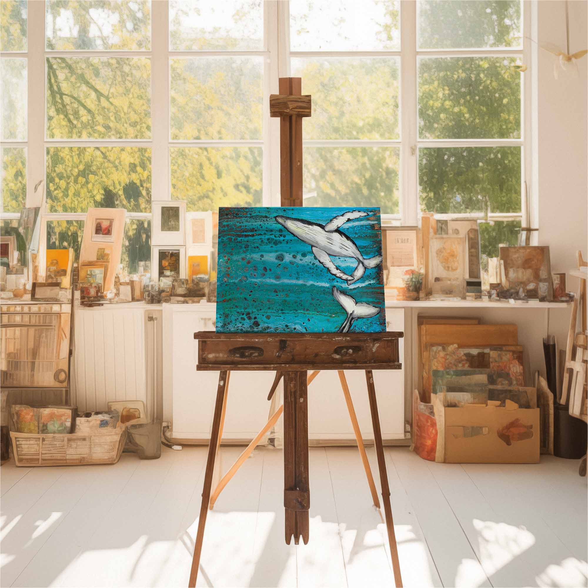 11. Humpback Whale Bubbles Original