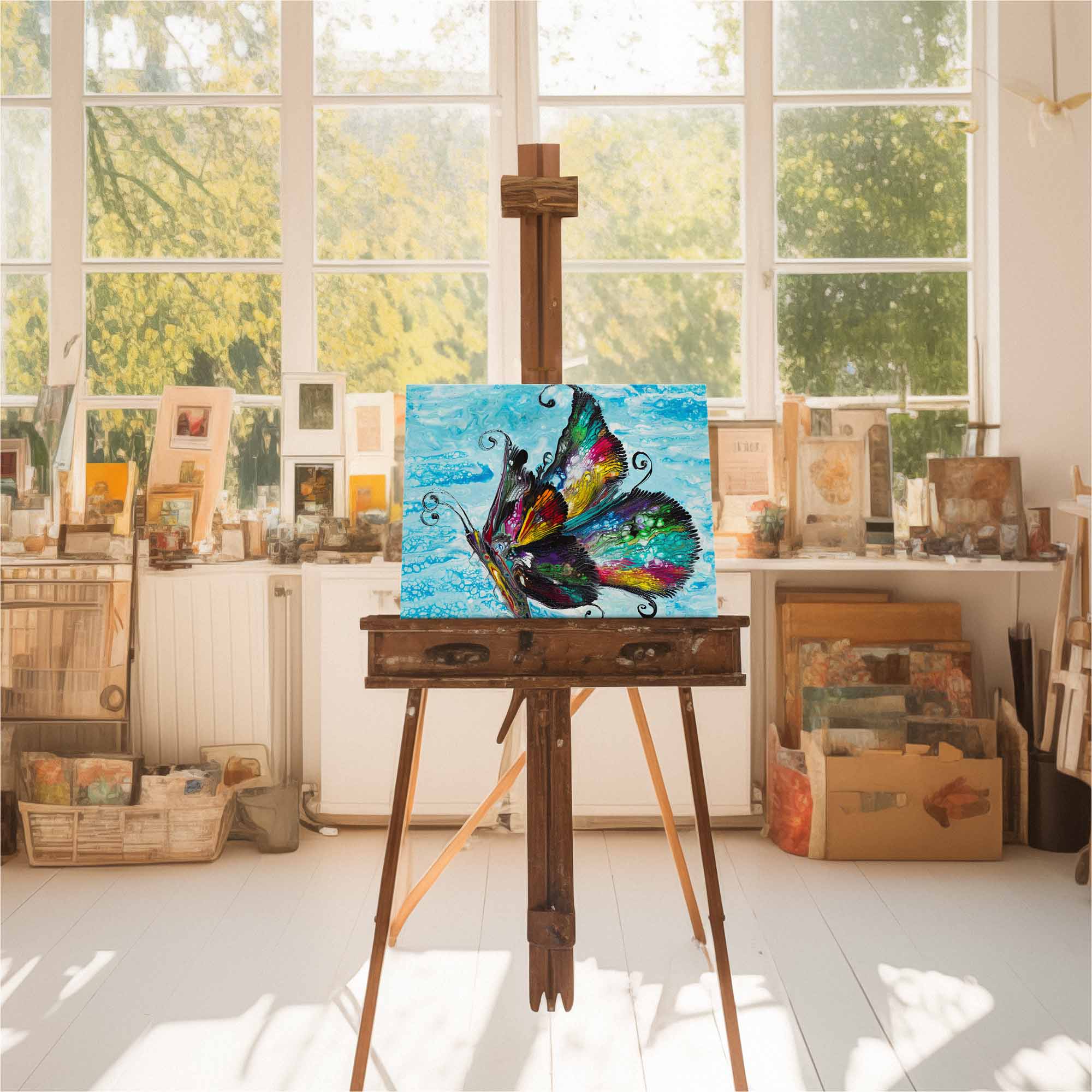 14. Rainbow Butterfly Original