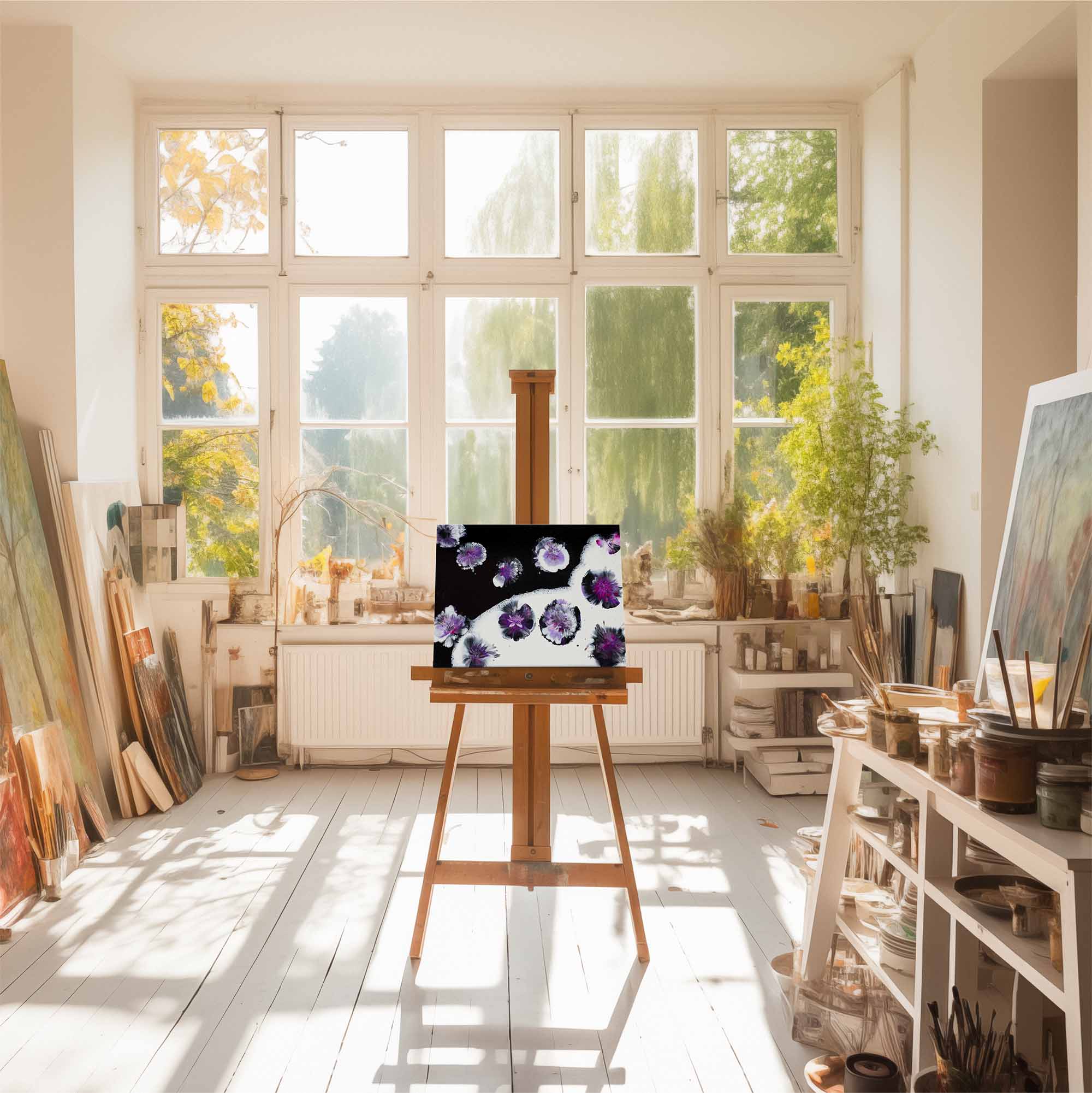 20. Purple Pansy Original