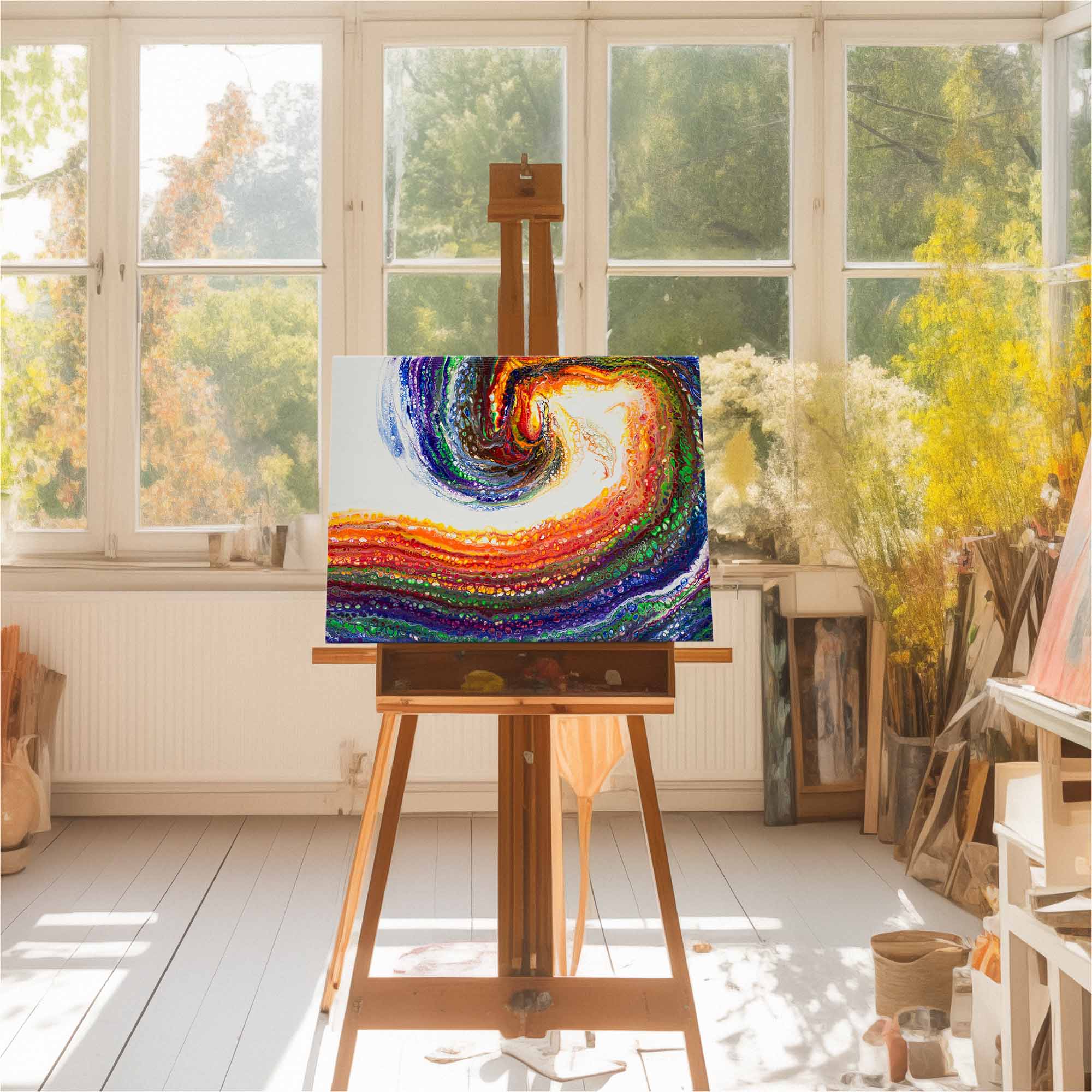 35. Rainbow Breaking Wave Original