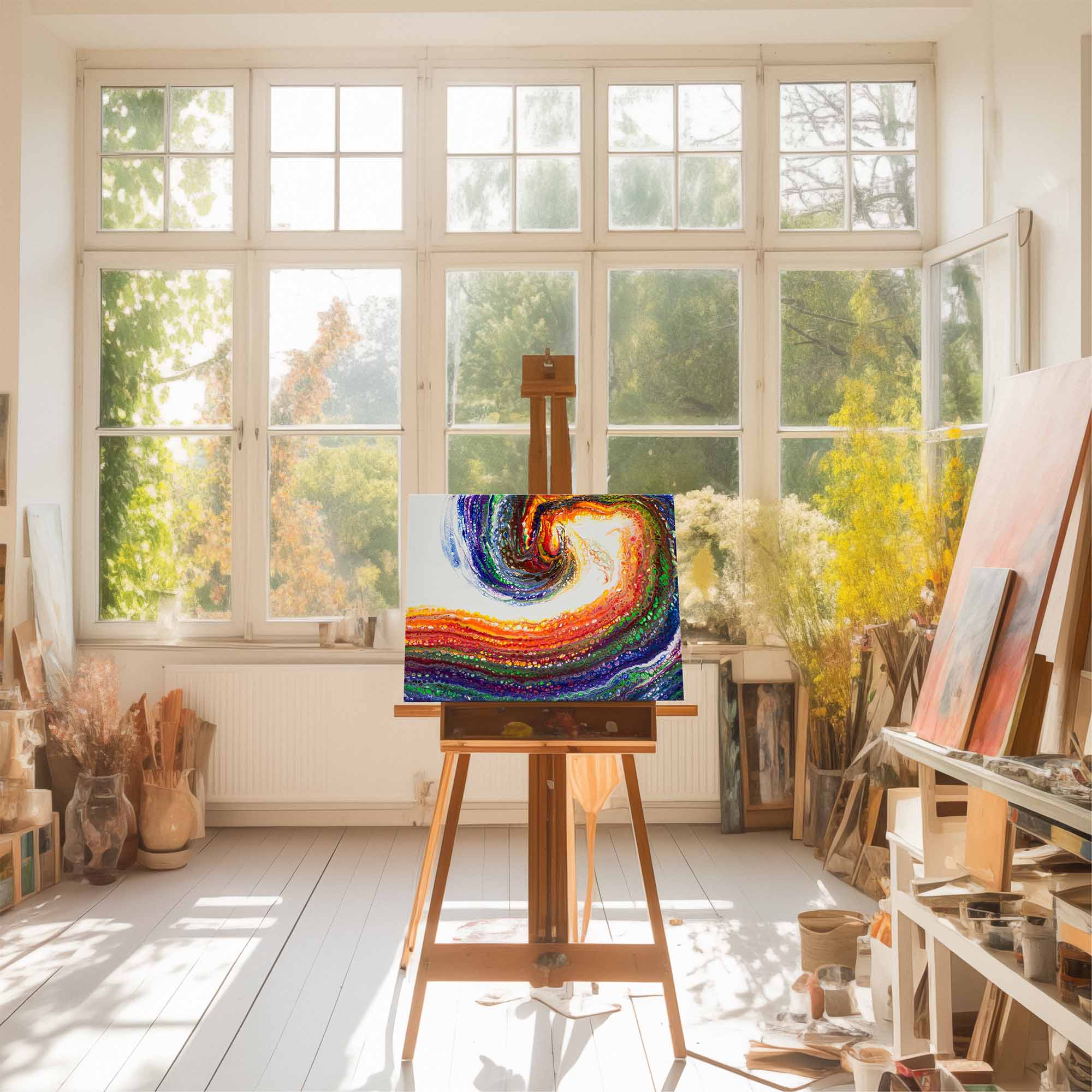 35. Rainbow Breaking Wave Original