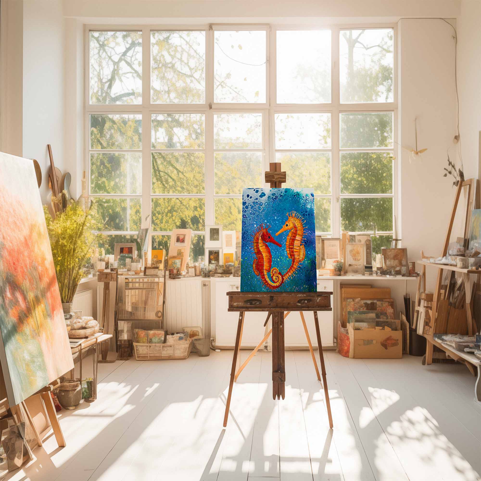 37. Seahorse Deep Love Original