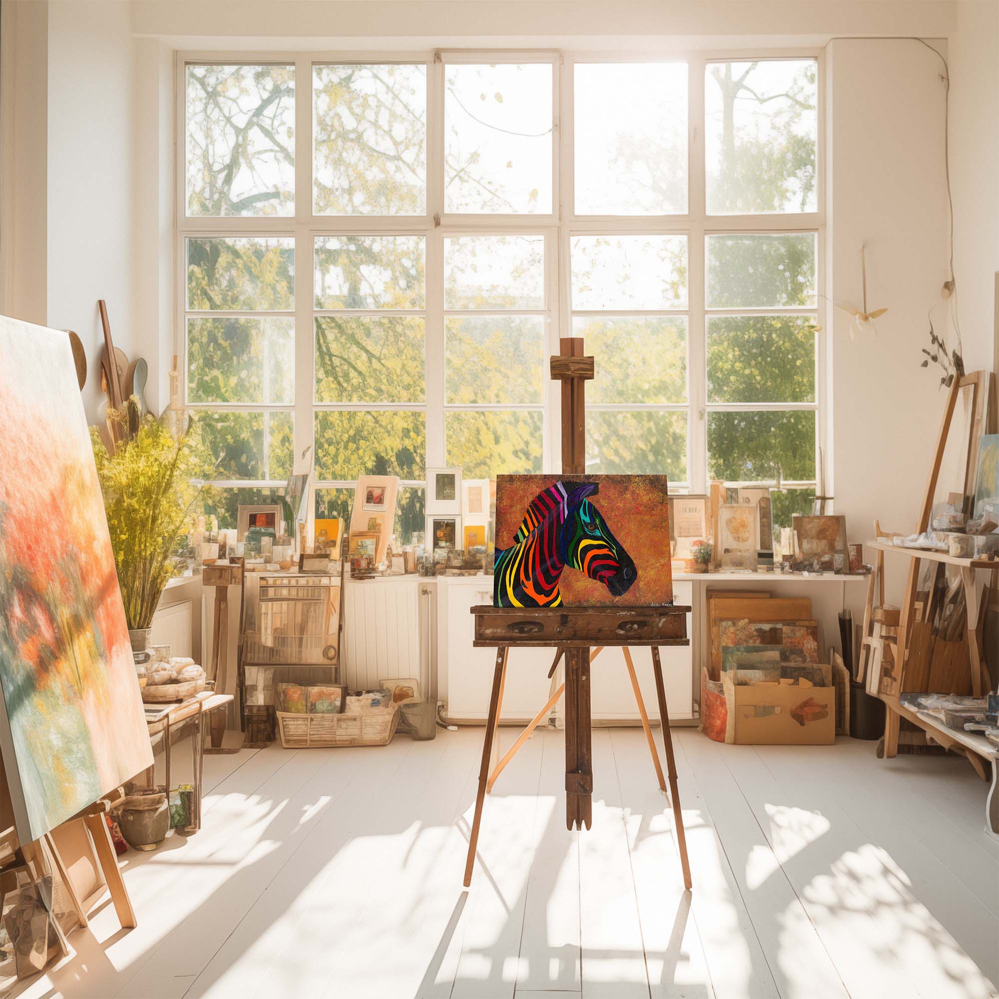 73. Rainbow Zebra Original