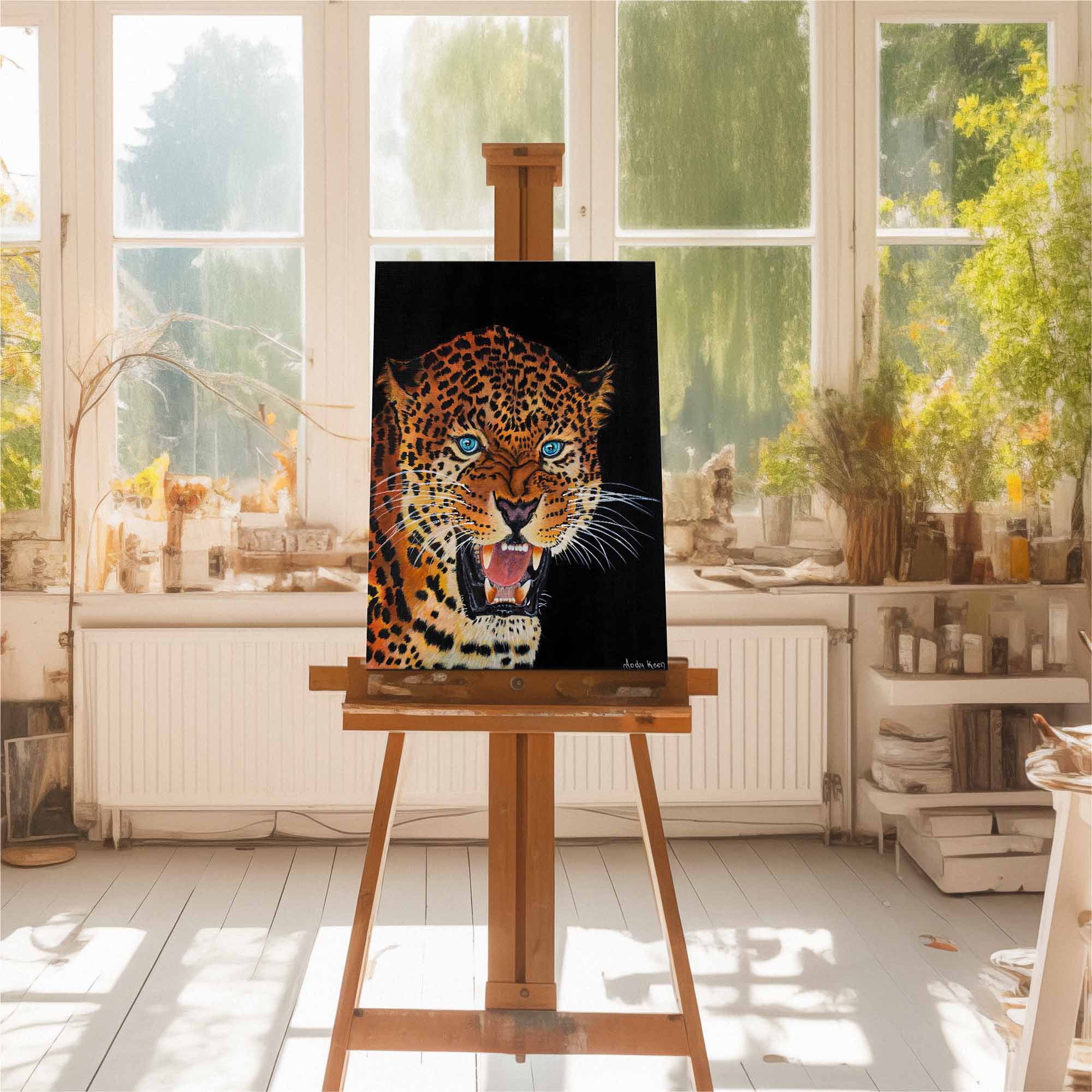 75. Leopard Totem Original