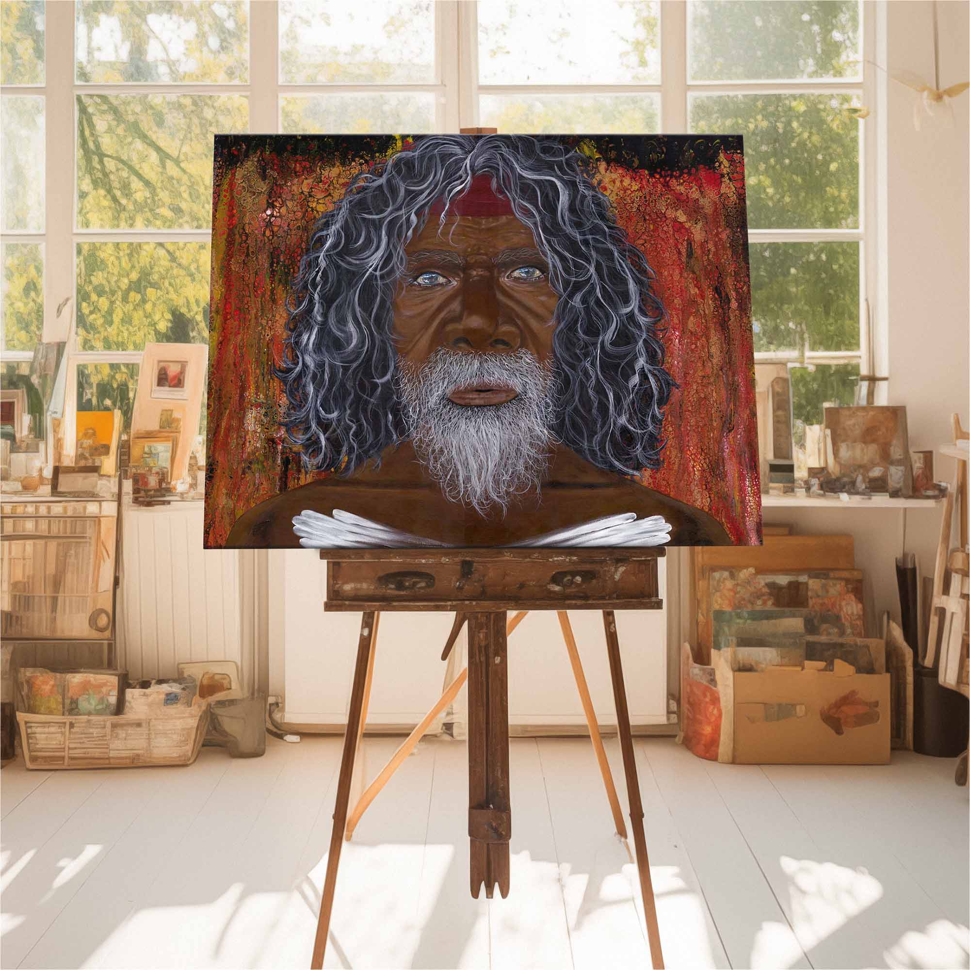 90. Aboriginal Man - David Gulpilil Original