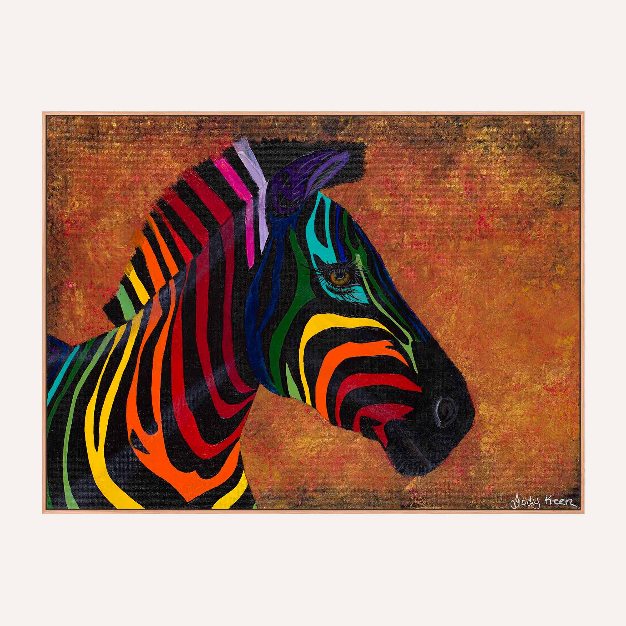 73. Rainbow Zebra Original