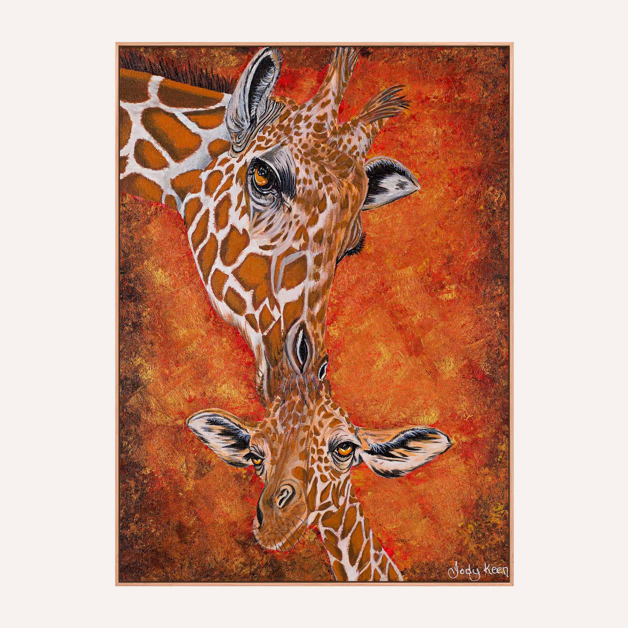 74. Giraffe Kisses Original