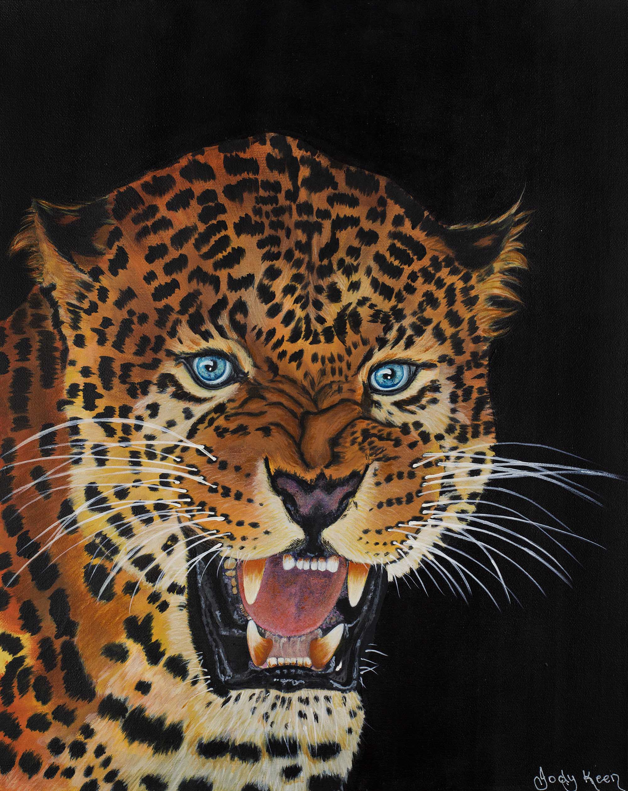 75. Leopard Totem Original