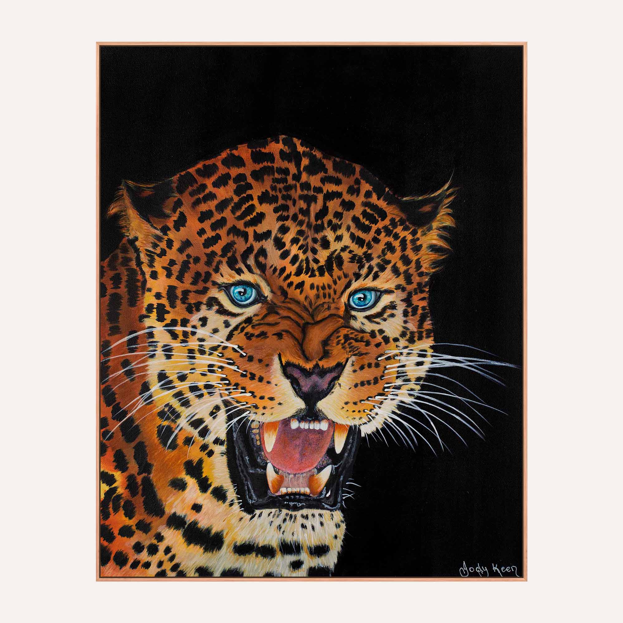 75. Leopard Totem Original
