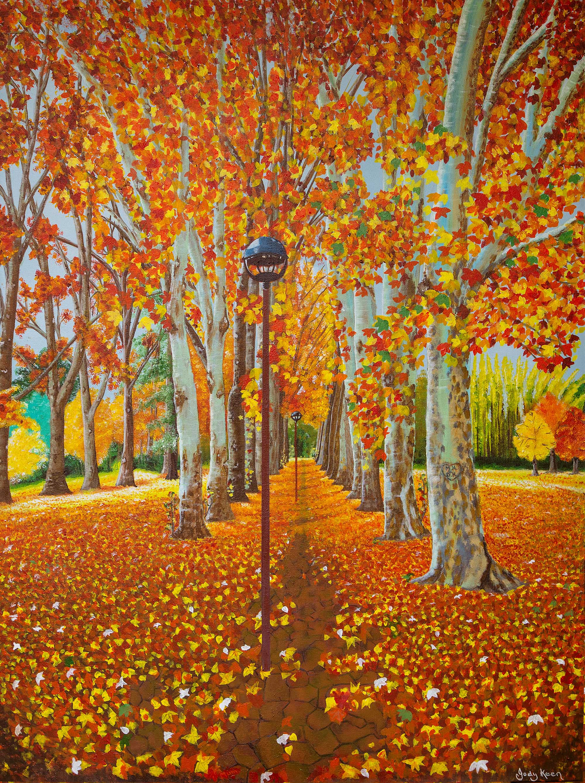 85. Autumn Trees Original