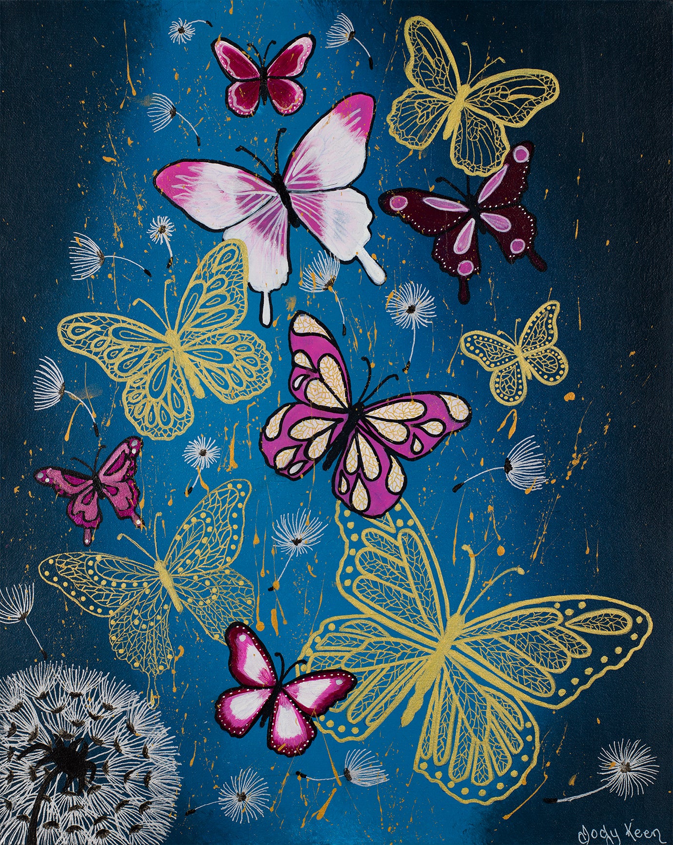 79. Pink Butterflies